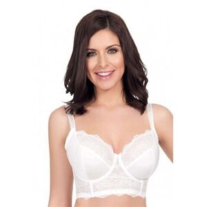 NWOT Parfait 36G USA Elissa Longline Underwire Bra 5012 Beige 108334